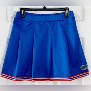 UF Florida Gators Girls Cheer Skirt Youth 14/16 Blue NCAA SEC College Fan Gear